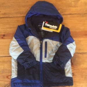 3T LL Bean boys coat (detachable hood/grow cuffs)